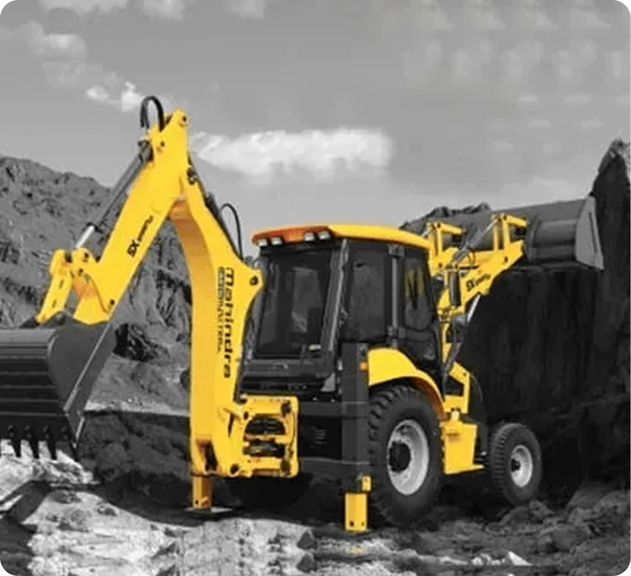 Mahindra backhoe loader